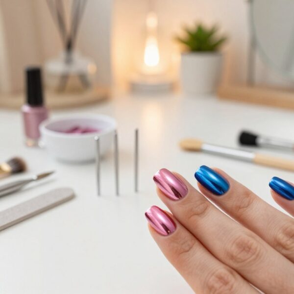 Jak zrobić manicure tytanowy w domu krok po kroku